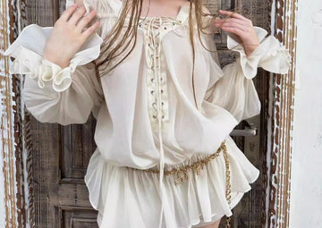 Casual Style Top High-Waisted Shorts Fashionable Elegant Set