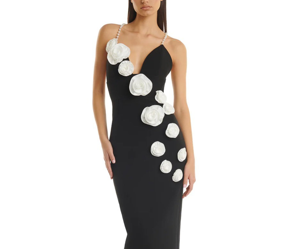 Floral Bandage Dress Sexy Long Bandage Gown for Women