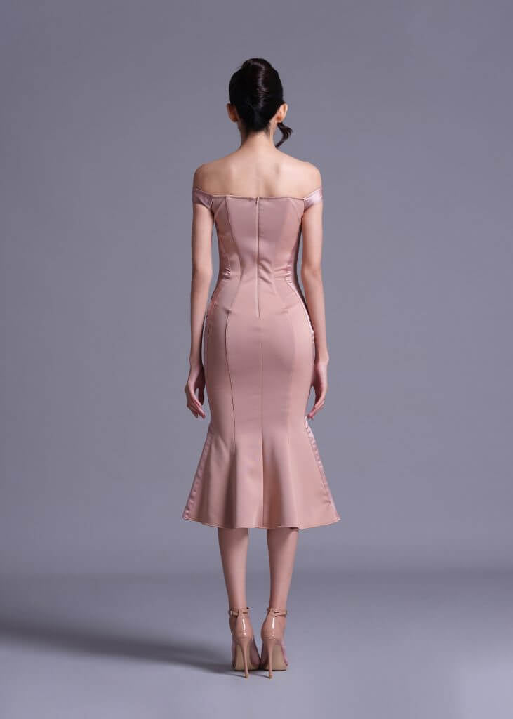 off-Shoulder Slim-Fit Slimming Sheath Skirt Pure Desire Sexy Velvet Long Skirt Wholesale