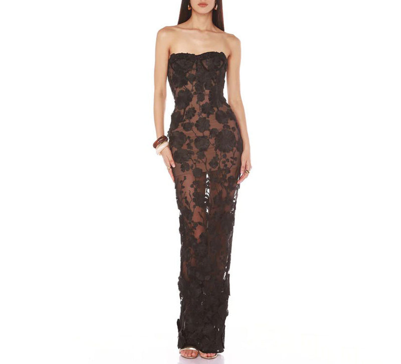 Vacation Sexy Strapless Dress Pure Desire