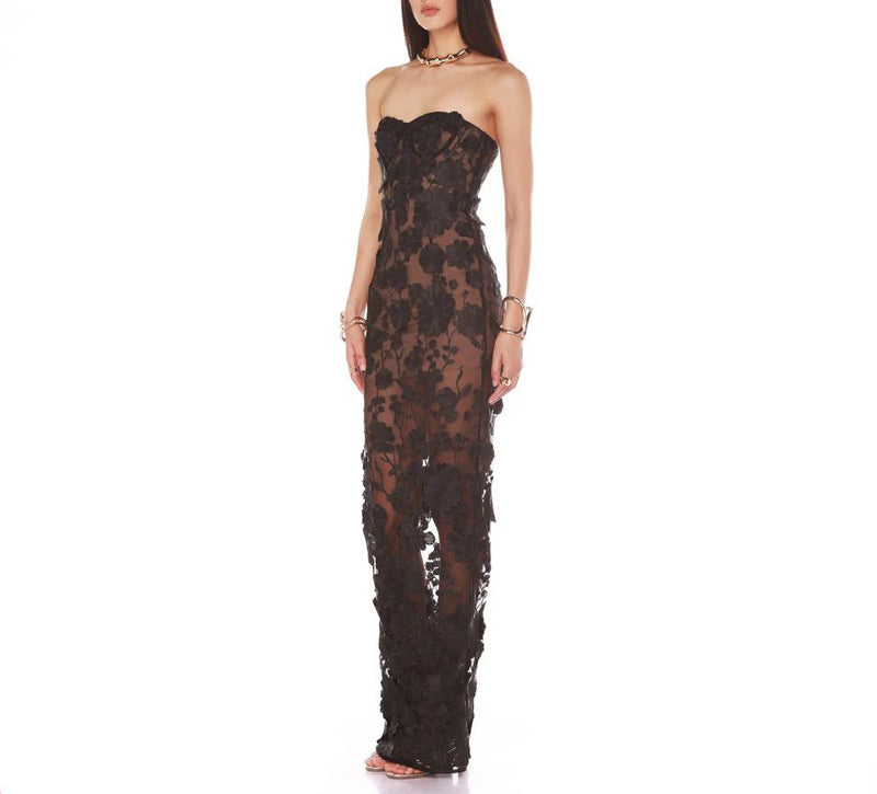 Vacation Sexy Strapless Dress Pure Desire