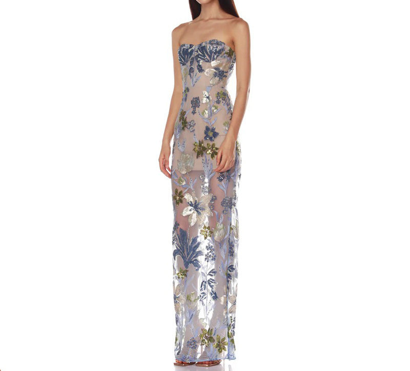 elegant Fishbone Party Dress