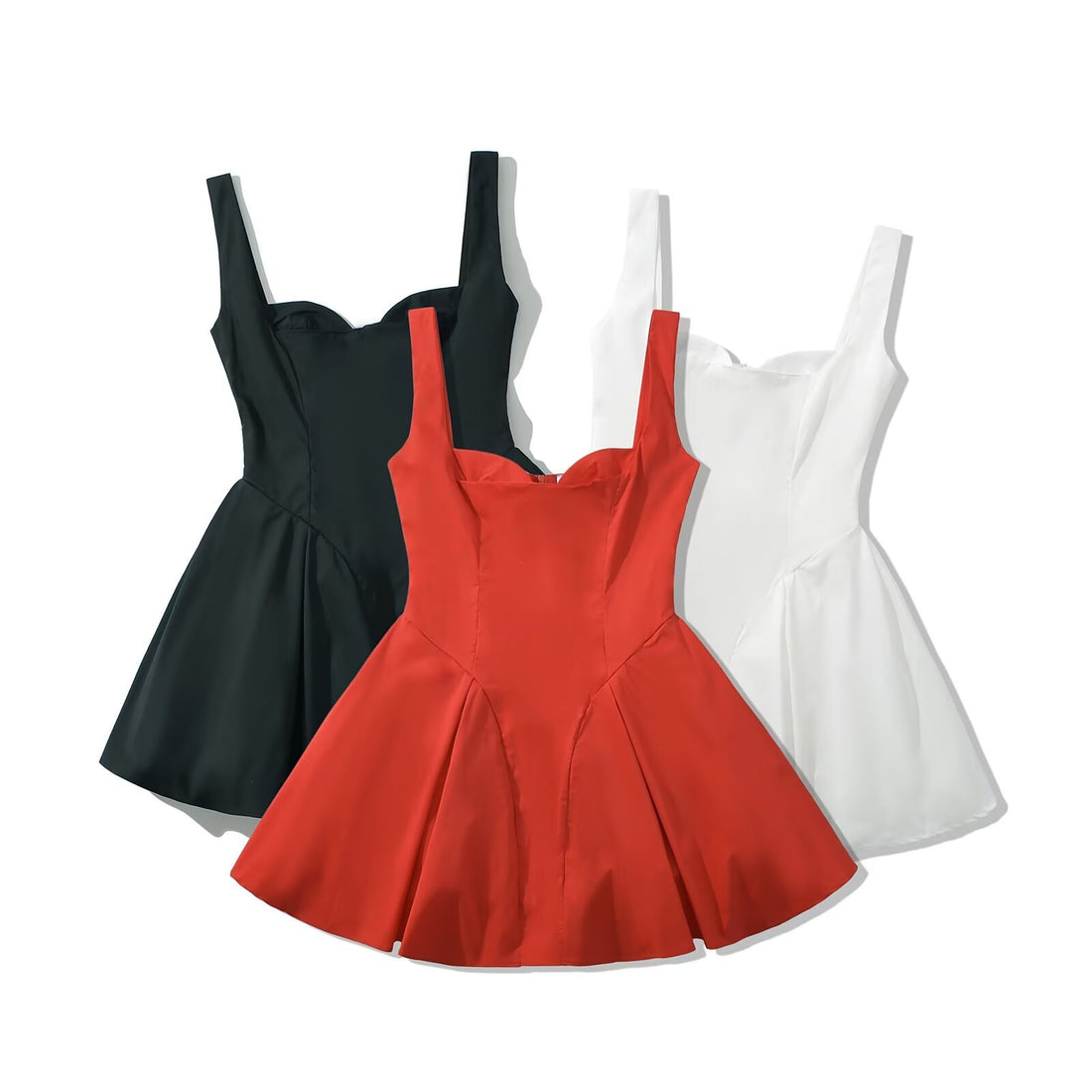 European and American Spice Girl Strapless Slimming Holiday Style Sling Skirt dress Women