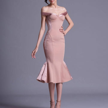 off-Shoulder Slim-Fit Slimming Sheath Skirt Pure Desire Sexy Velvet Long Skirt Wholesale