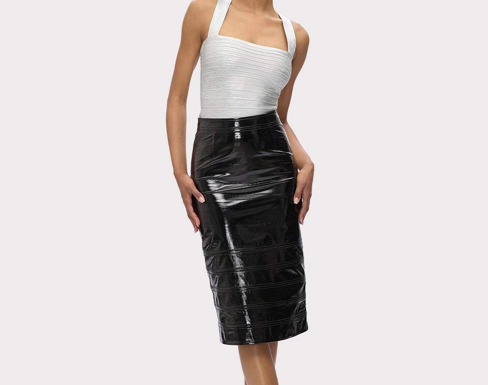 Sexy Vest Hot Girls Bandage Bronzing Halter Tight Small Top