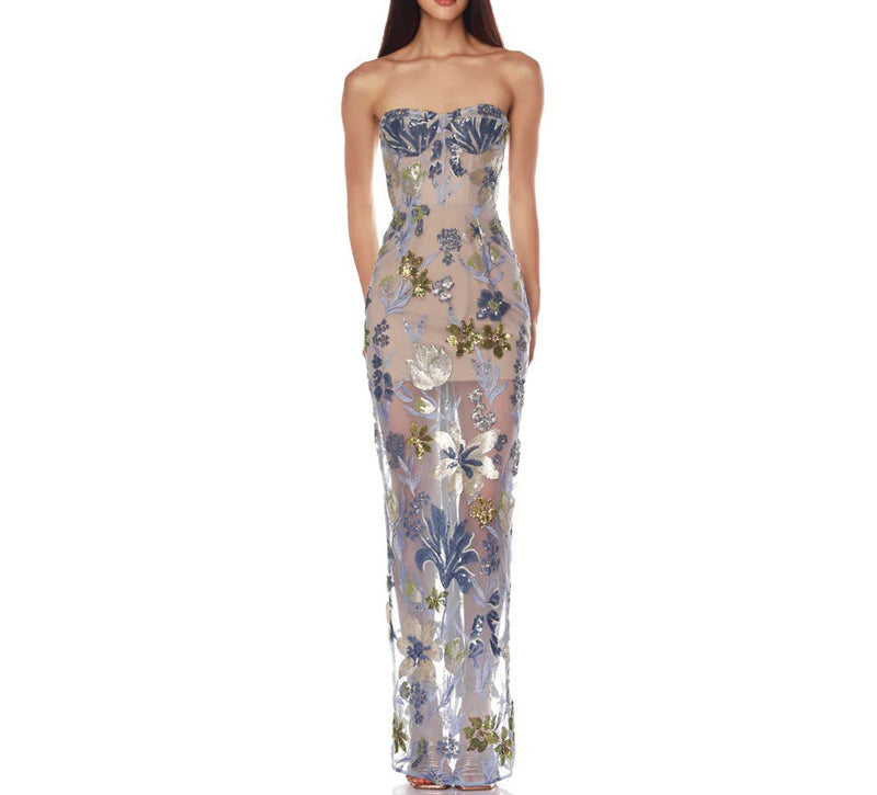 elegant Fishbone Party Dress